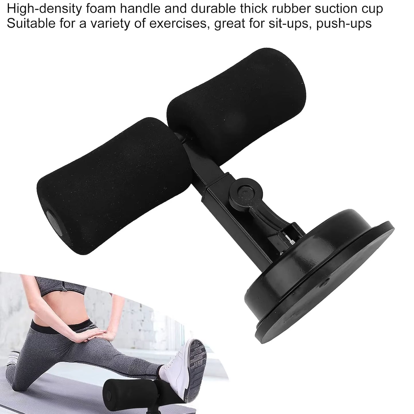 Revolutionize Your Core Workout with the Suction Cup Sit-Up Assistance Device - The Ultimate Portable Ab Trainer for Home and Gym!