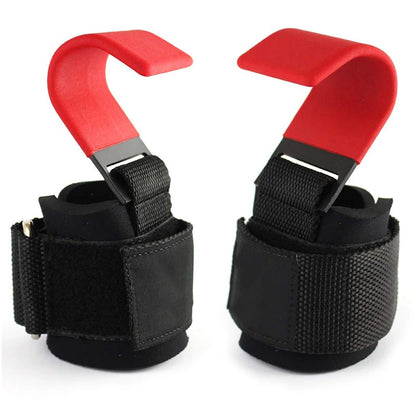 Professional Weight Lifting Hook Grips with Wrist Wraps for Enhanced Gym Performance and Power Lifting Support