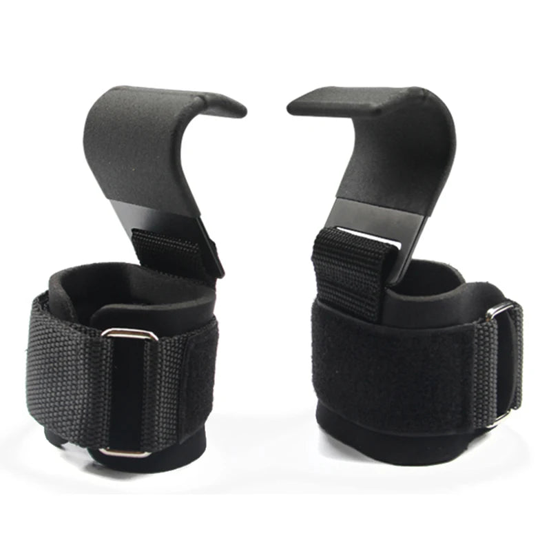 Professional Weight Lifting Hook Grips with Wrist Wraps for Enhanced Gym Performance and Power Lifting Support
