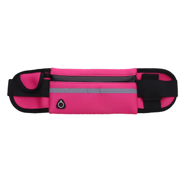 Professional Running Waist Bag for Men and Women - Comfortable Fanny Pack with Safety Tape for Gym, Cycling, and Phone Storage