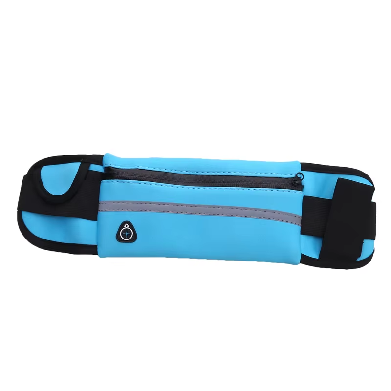 Professional Running Waist Bag for Men and Women - Comfortable Fanny Pack with Safety Tape for Gym, Cycling, and Phone Storage