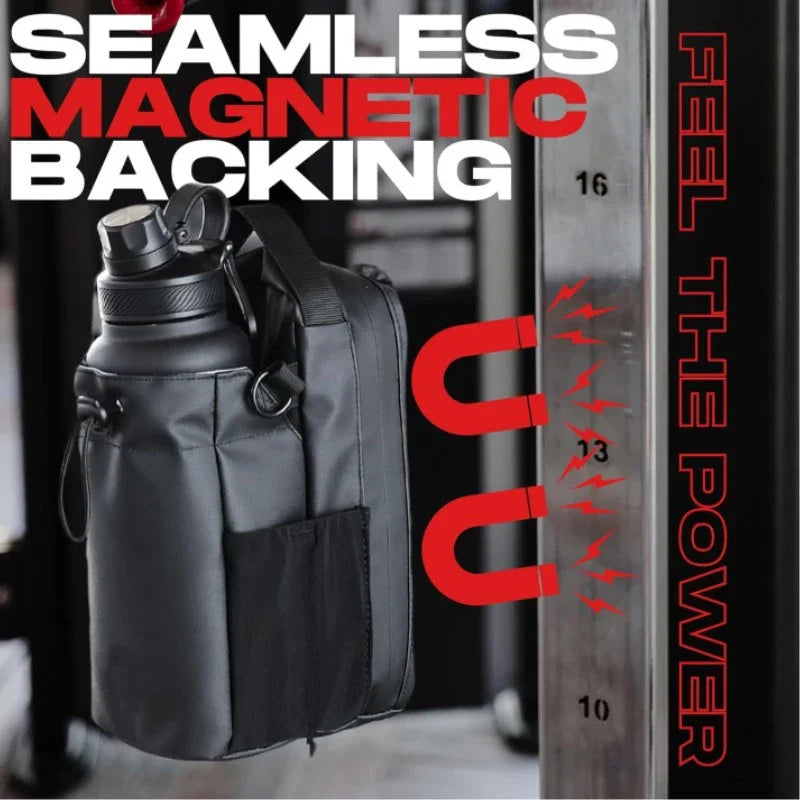 2025 Magnetic Water Bottle Pouch for Gym and Outdoor Sports with Strong Magnet Attachment