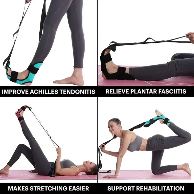 Yoga Flexibility Stretching Band for Rehabilitation and Foot Care in Plantar Fasciitis Treatment