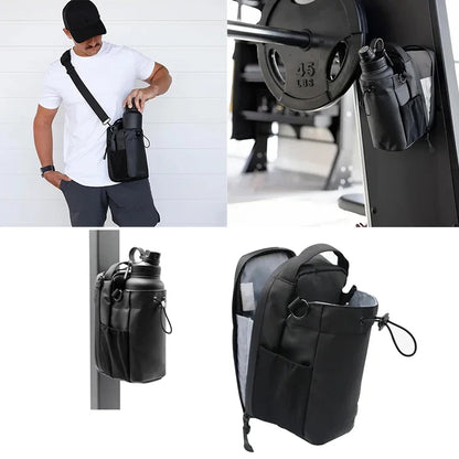 2025 Magnetic Water Bottle Pouch for Gym and Outdoor Sports with Strong Magnet Attachment